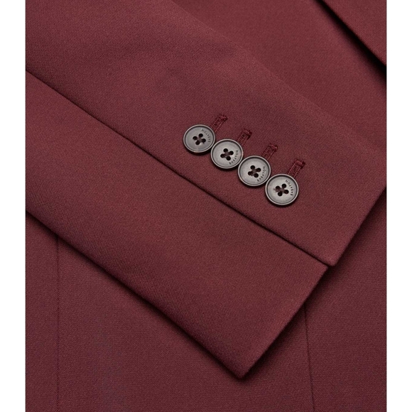 BABATON Arbus Blazer Crop Maroon Red Aritzia - Picture 9 of 16